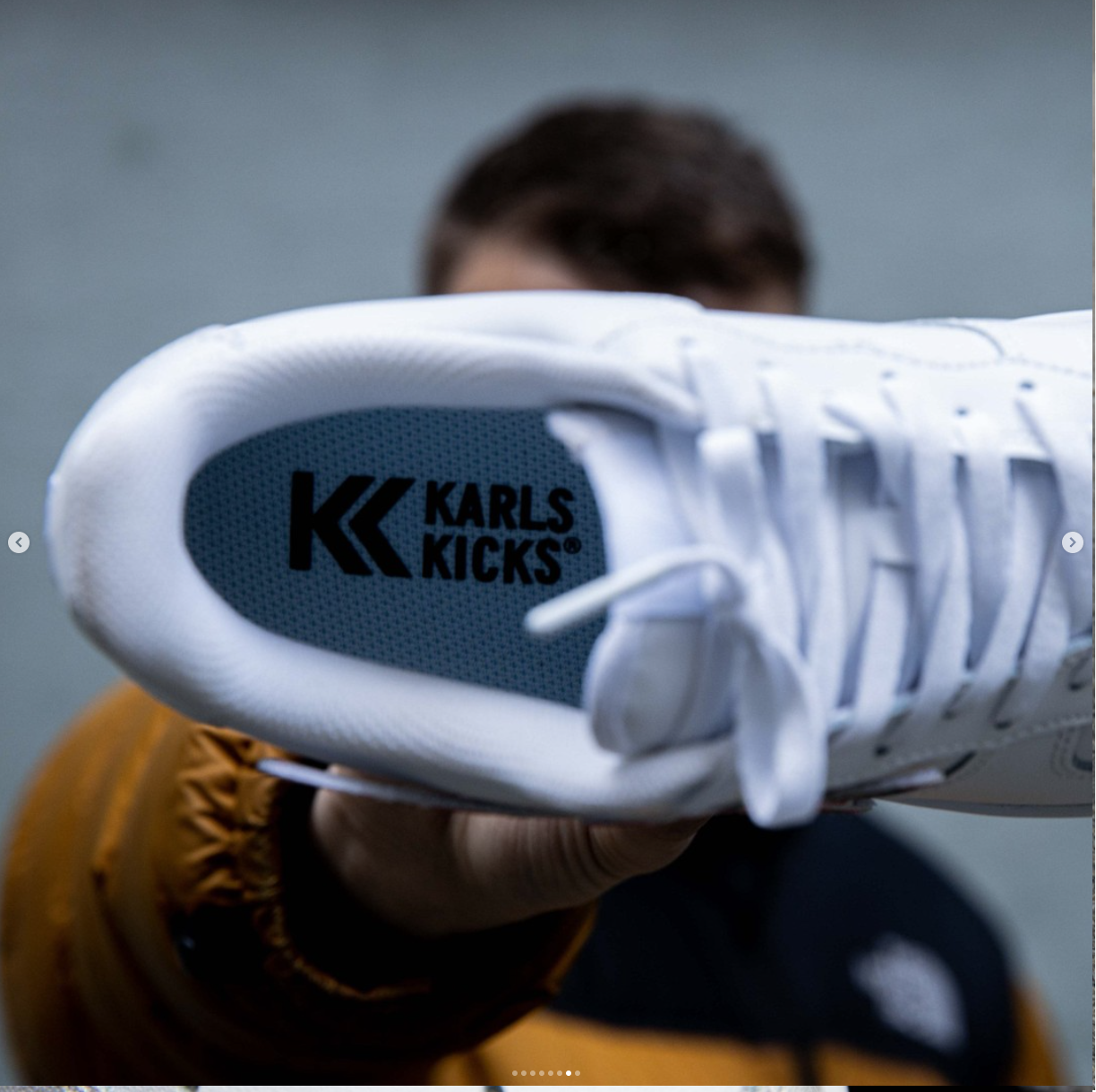 KarlsKicks Splatter Patch Sneakers