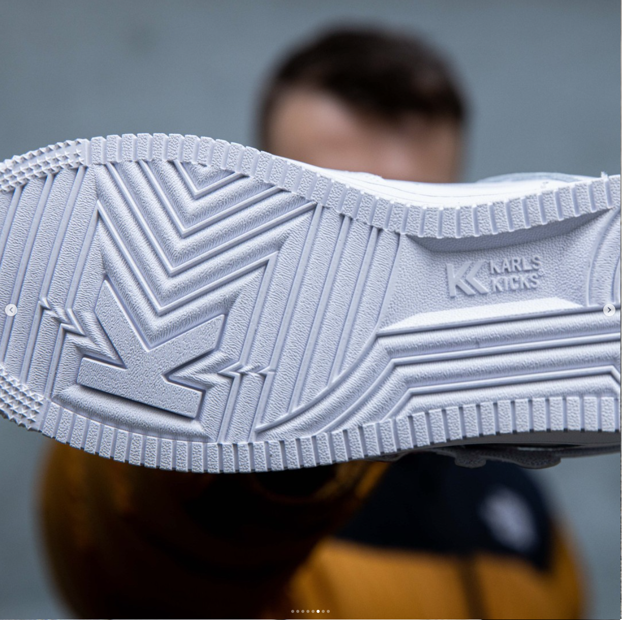 KarlsKicks Splatter Patch Sneakers