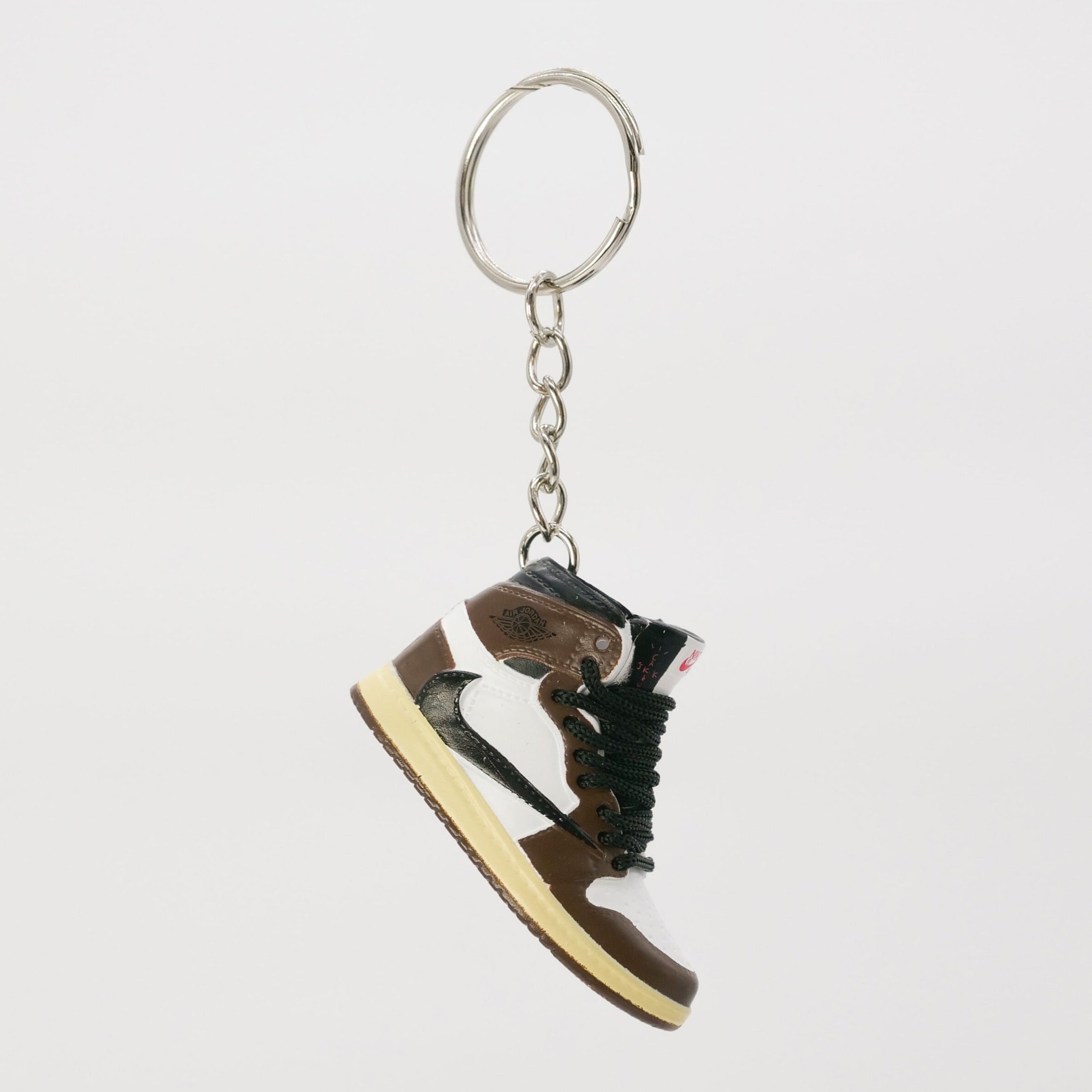 Sneaker keychain - Nike Air Jordan 1 x Travis Scott Mocha (brown laced)