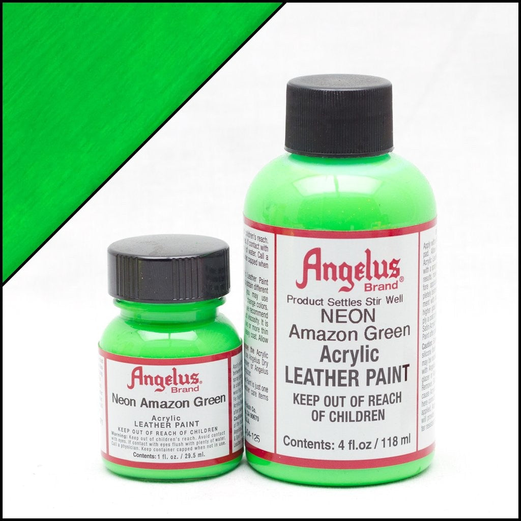 Angelus Neon Amazon Green paint - NEON