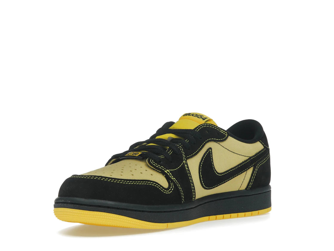 Nike Air Jordan 1 Retro Low OG Quai 54 Black Tour Yellow Red - IB8836-007