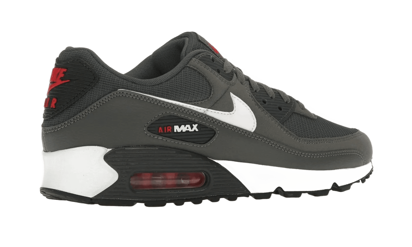 Nike Air Max 90 Iron Grey University Red - DR0145-003