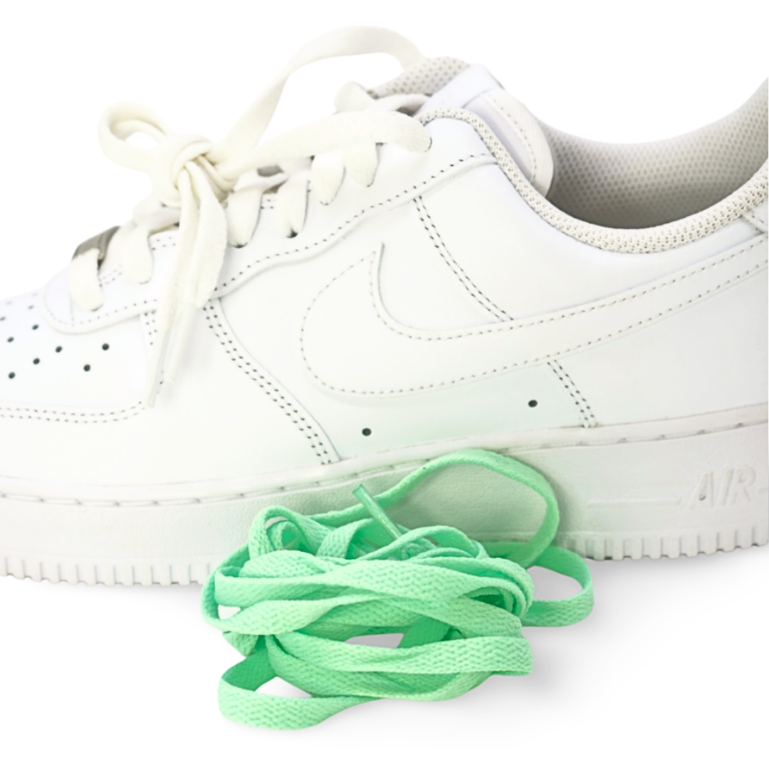 Ghost Green flat laces