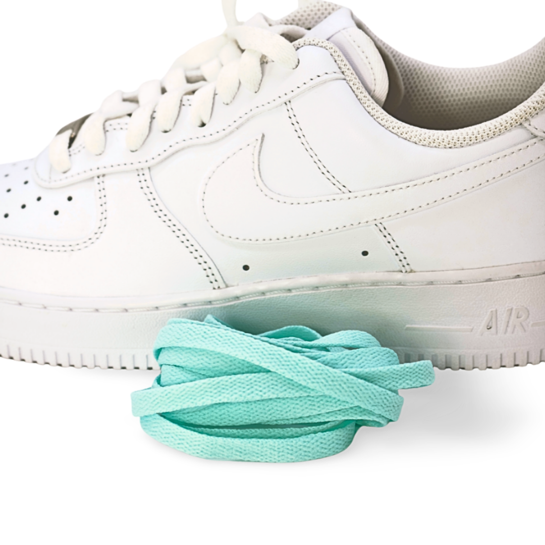 Mint Green flat laces