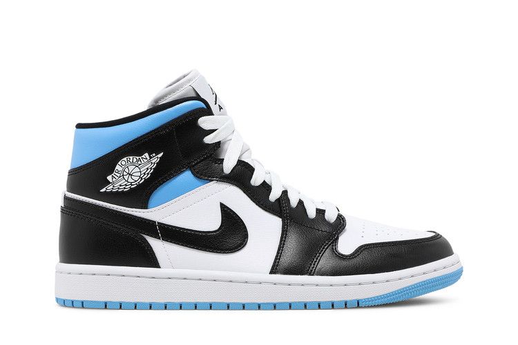 Nike Air Jordan 1 Mid University Blue Black - BQ6472-102