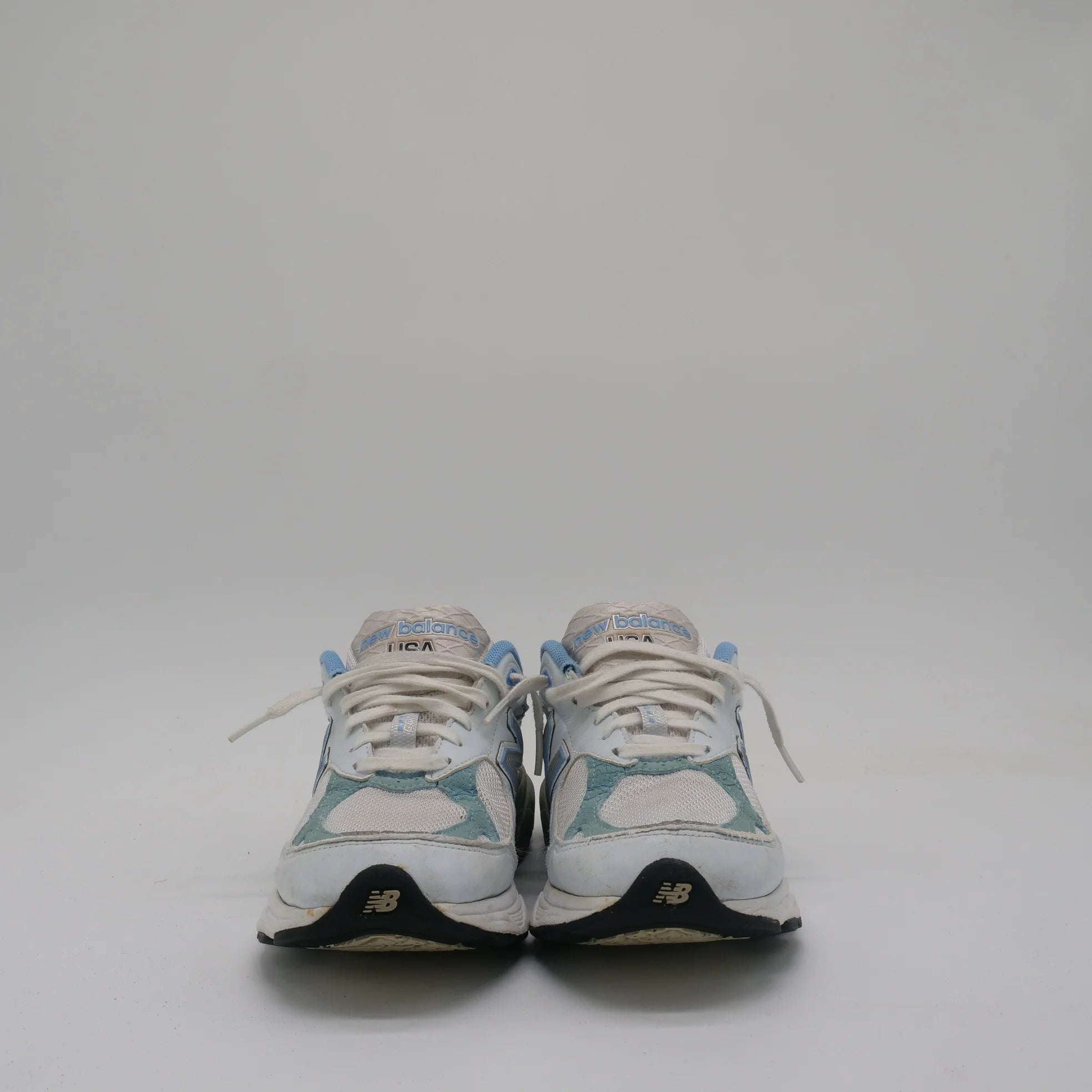 New Balance 990v3 White Baby Blue - EU 36.5