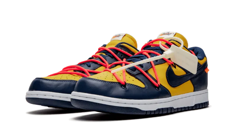 Nike Dunk Low Off-White University Gold - Michigan - CT0856-700