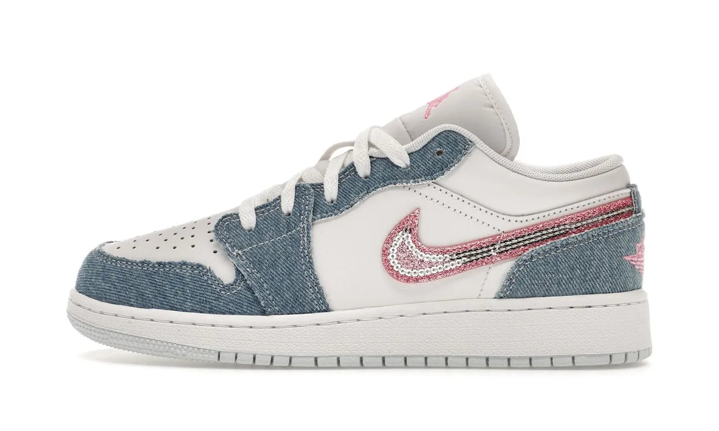 Nike Air Jordan 1 Low SE Denim Sequin - HQ2001-400